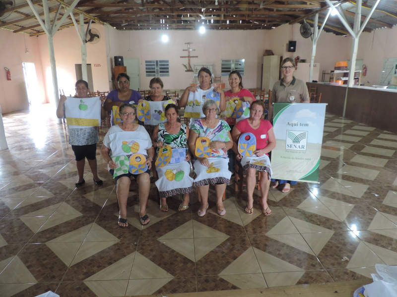 CRAS de Porto Xavier realizou Curso de Patchwork em parceria com SENAR